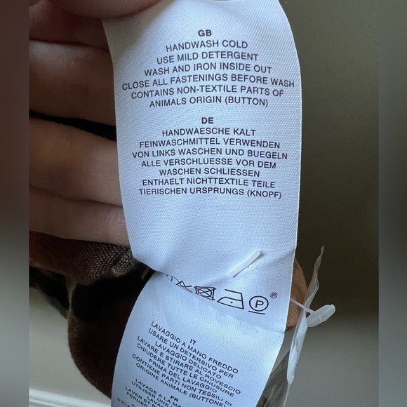 CLOSED Plaid Flannel Shift Dress Fall Comfy Feminine‎ Dark Academia Preppy M - Picture 6 of 9